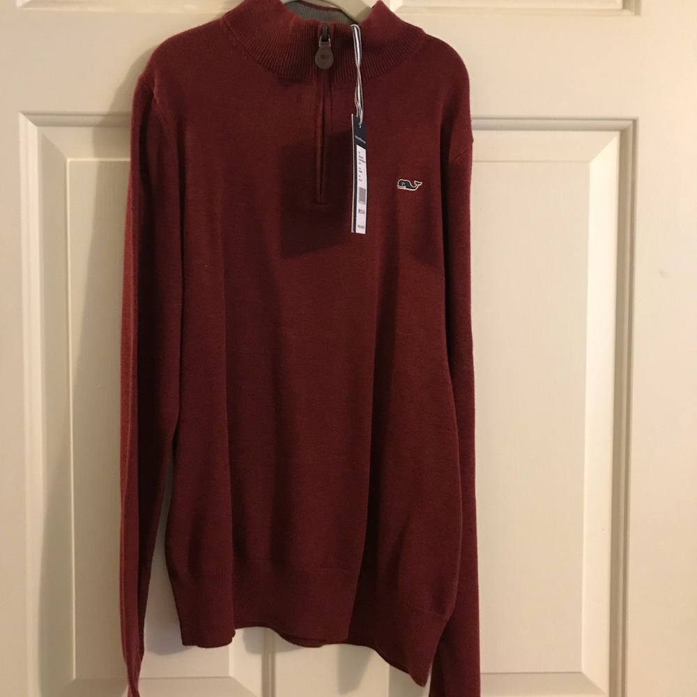 NWT Maroon Boys Vineyard Vines Sweater, Size M